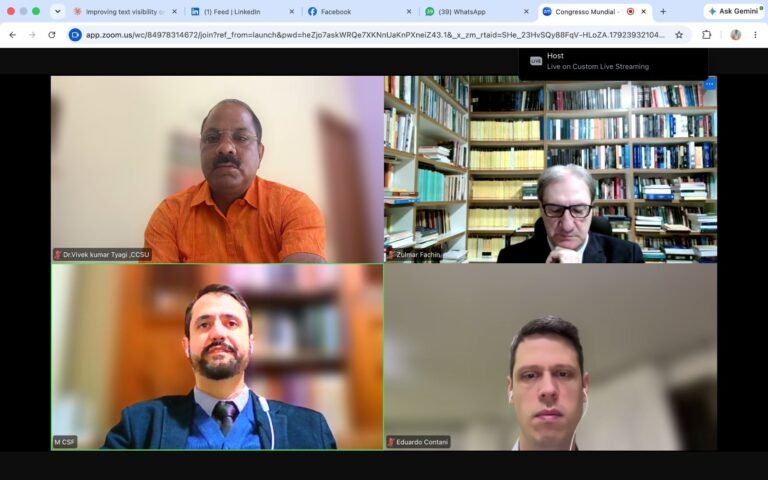 कोड से नहीं, विवेक से होगा न्याय! विश्व कांग्रेस में डॉ. विवेक कुमार त्यागी ने भारतीय ज्ञान परंपरा से प्रस्तुत किया कृत्रिम बुद्धिमत्ता के सुशासन का वैश्विक मॉडल